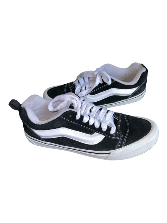 Vans Other - Vans Knu Skool Platform Sneakers Black White Men’s 10.5 Women’s 12
